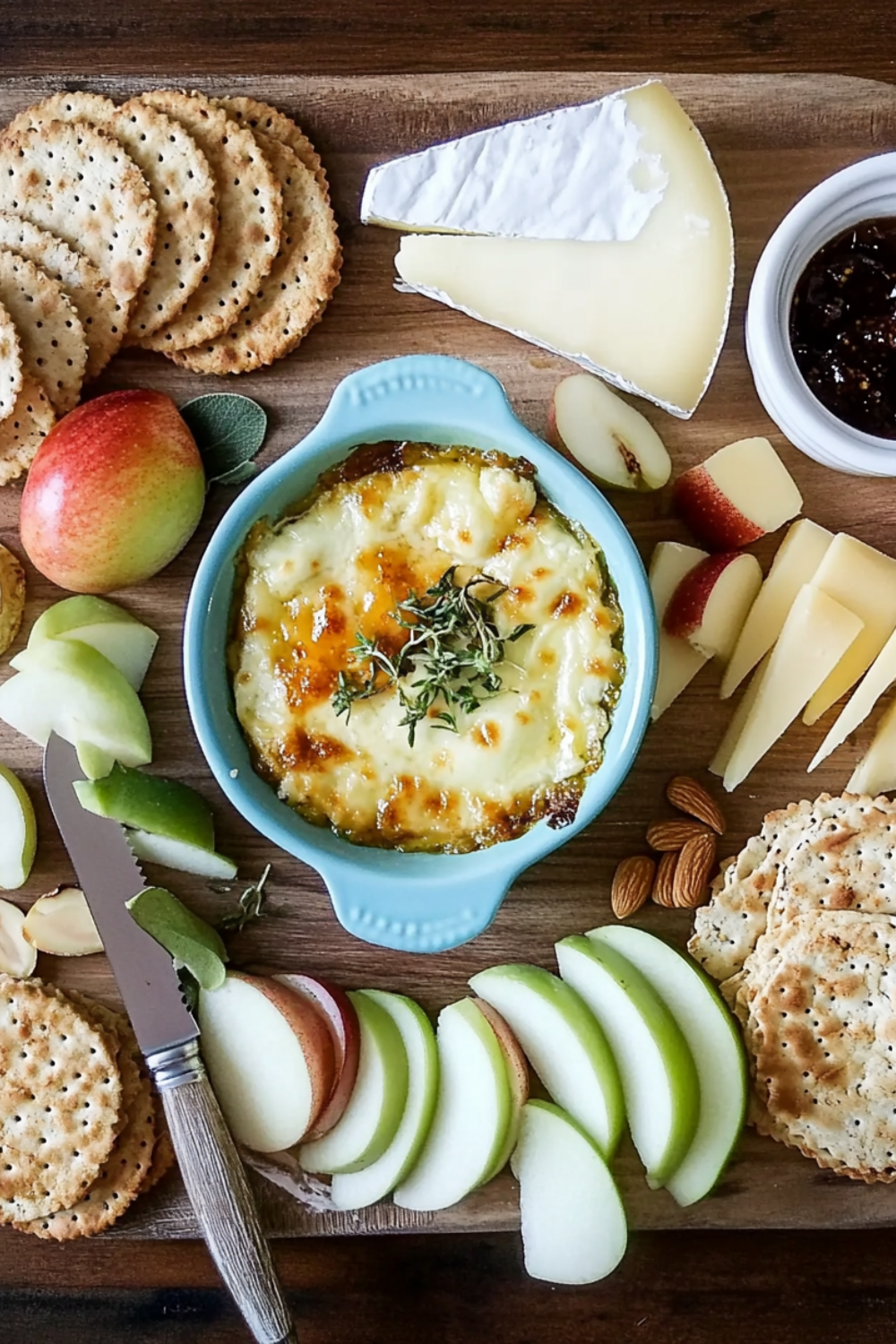 Baked Fontina Cheese Board