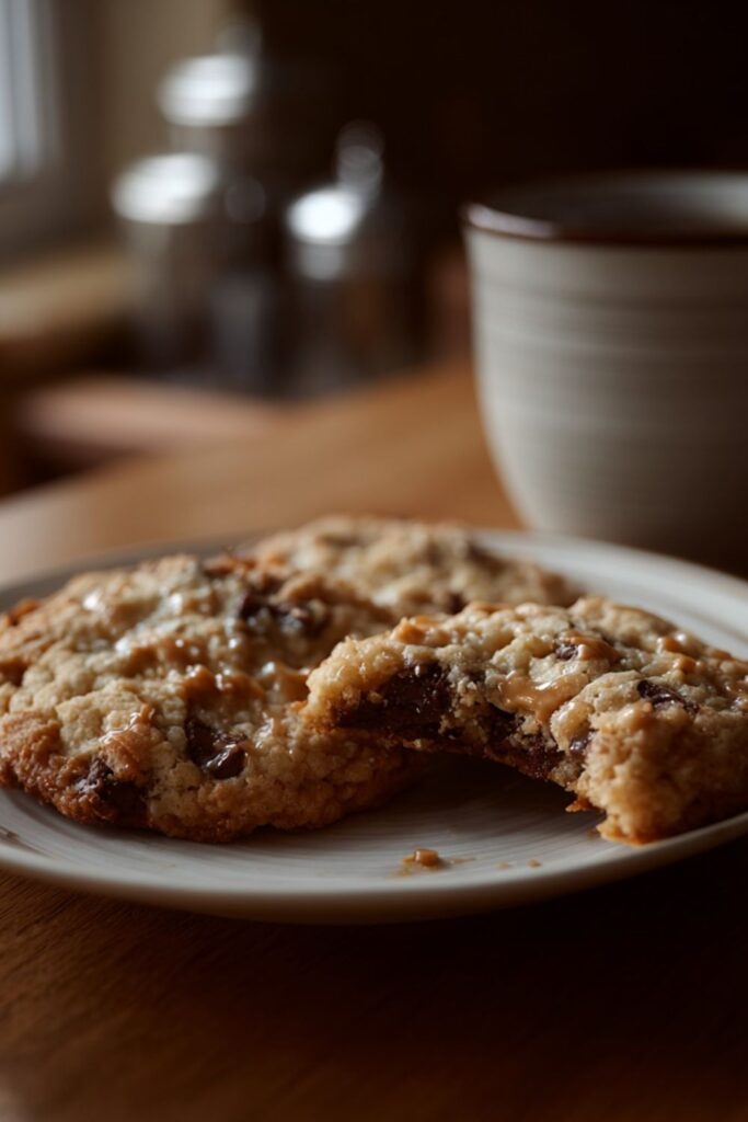 Low Fat Peanut Butter Chocolate Chip Cookies​