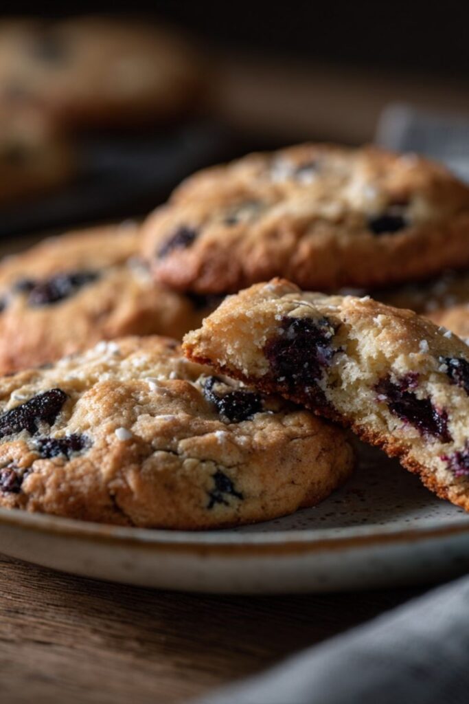 Low Fat Blueberry Cookies