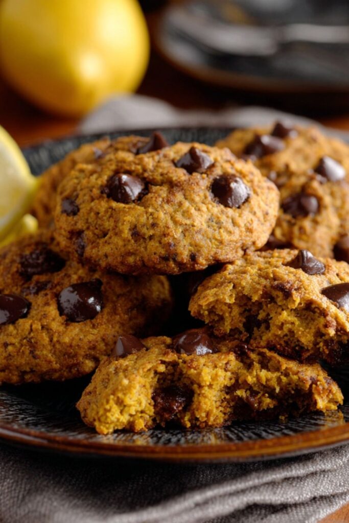 Low Fat Chocolate Chip Pumpkin Cookies​
