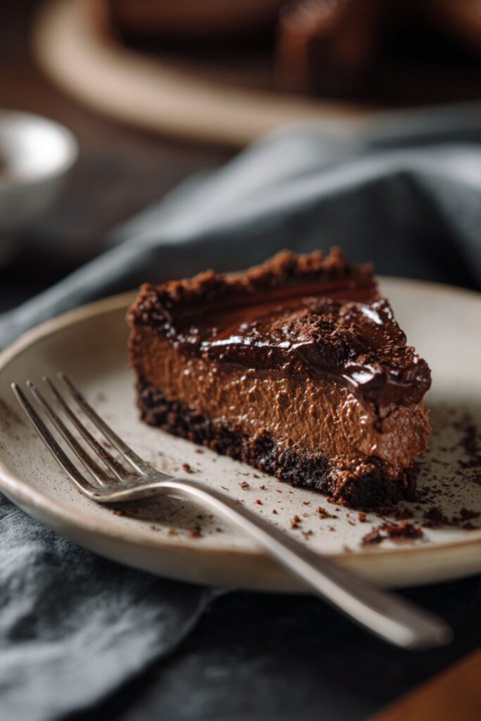 Low Fat Chocolate Cheesecake