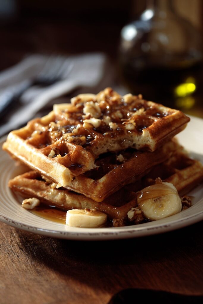 Low-Fat Banana Waffles Recipe
