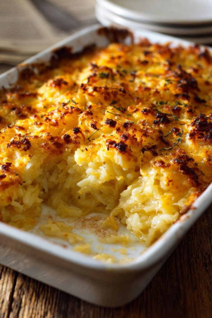 Low Fat Cheesy Hashbrown Casserole Recipe
