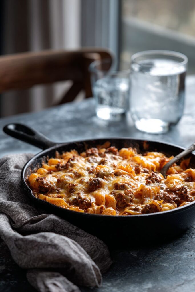 Low-Fat Ground Beef Casserole Recipe