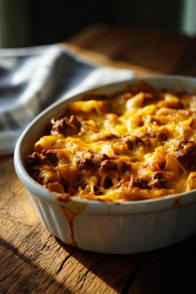 Low-Fat Hamburger Casserole Recipe