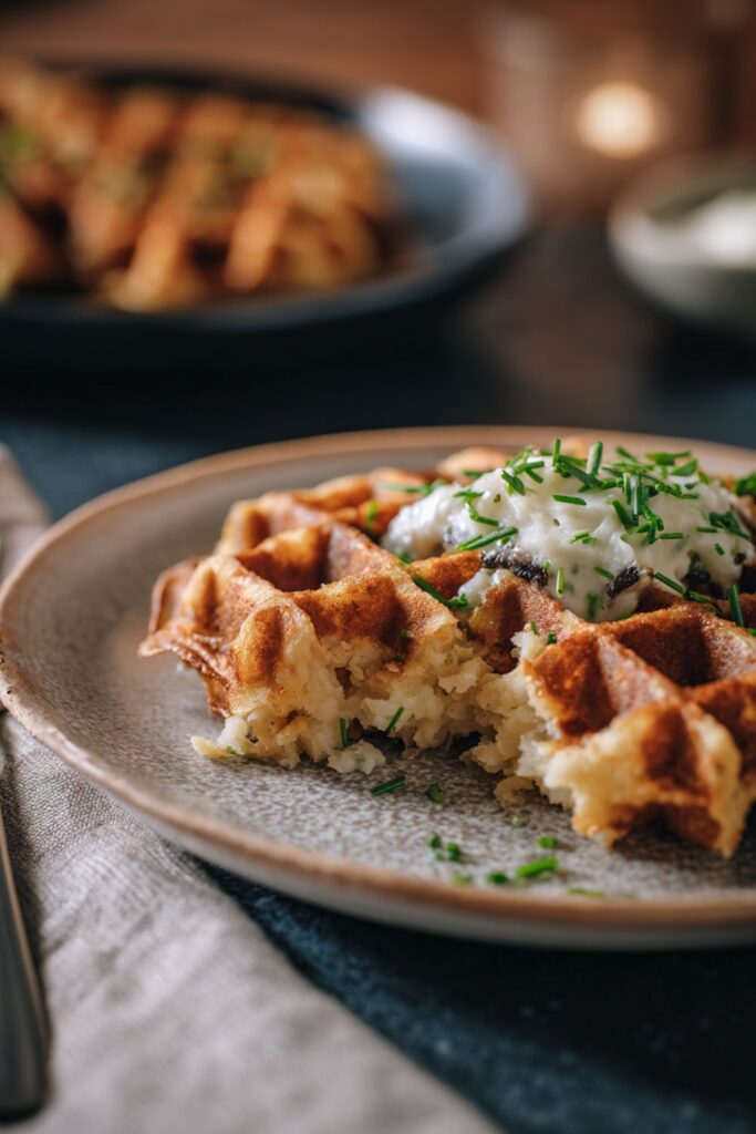 Low-Fat Potato Waffles Recipe