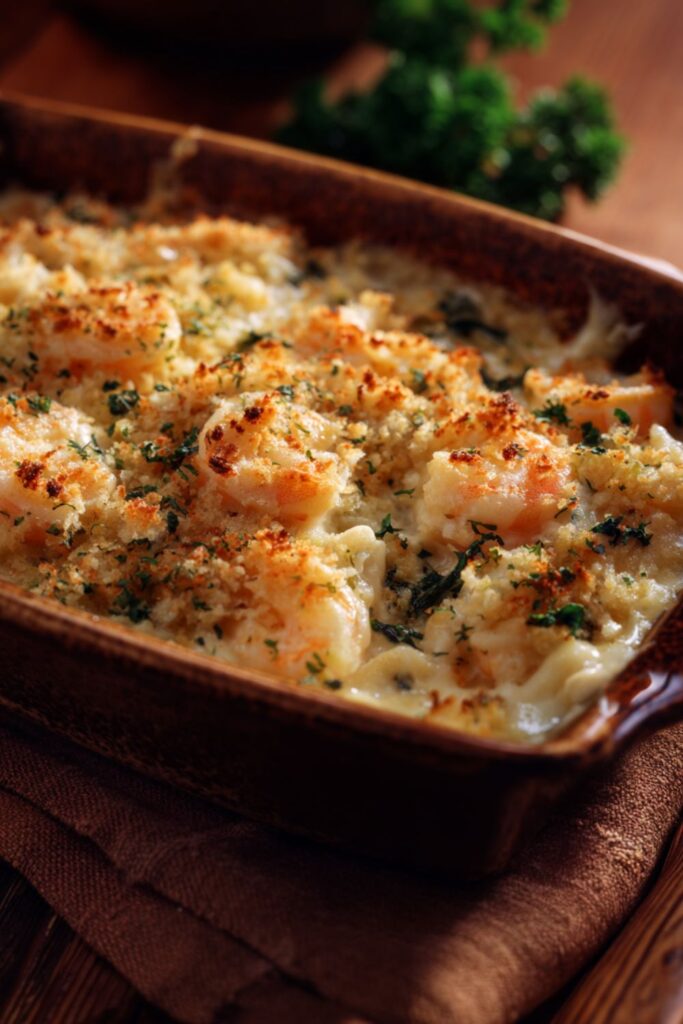 Low-Fat Seafood Casserole Recipe