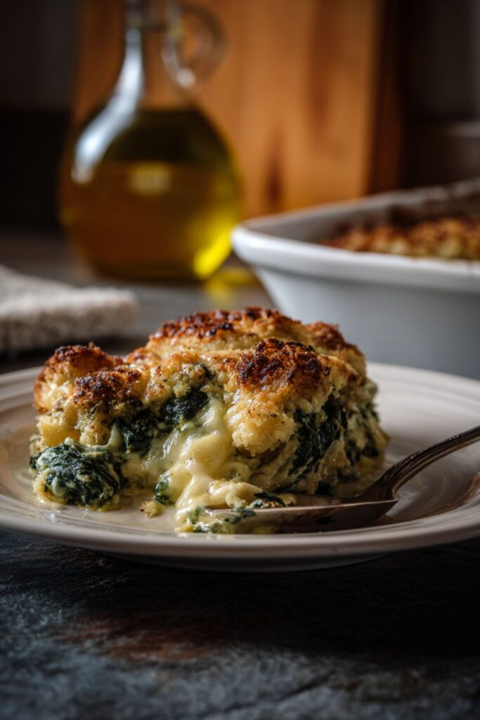 Low-Fat Spinach Casserole Recipe