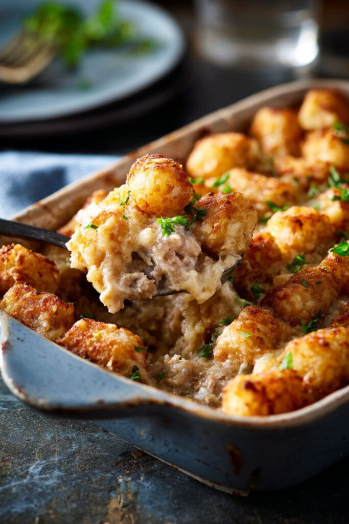 Low-Fat Tater Tot Casserole Recipe