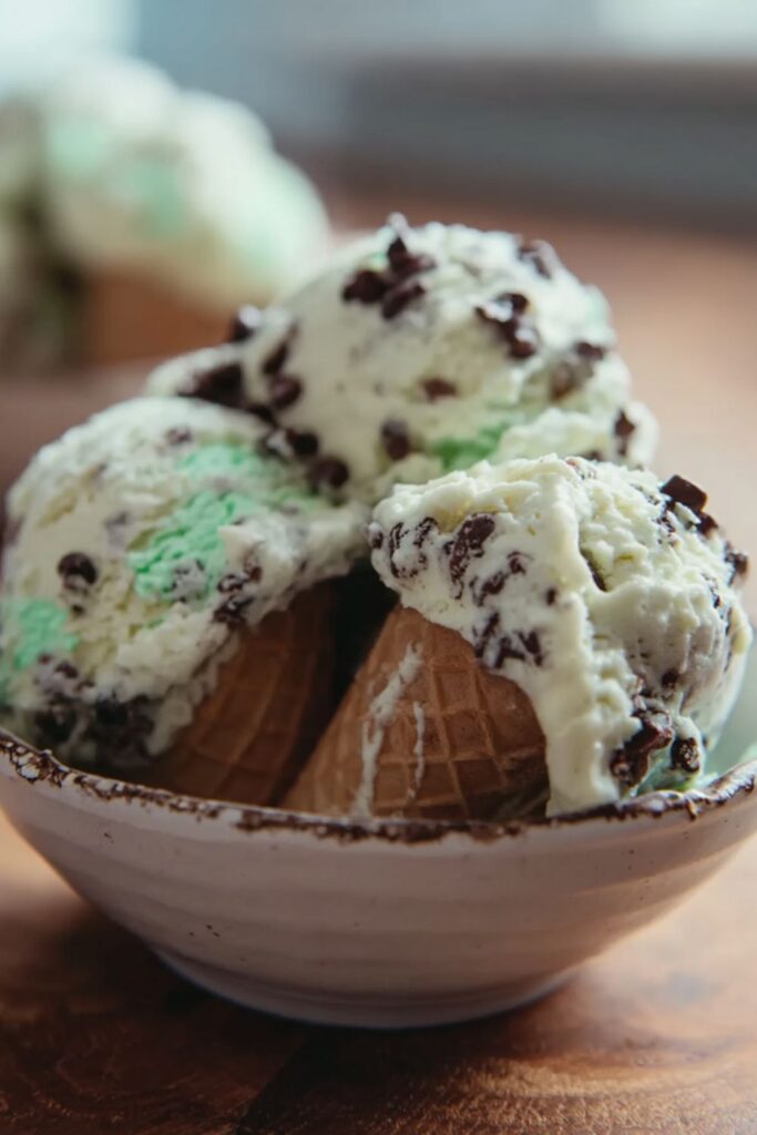 Triple Mint Choc Chip Ice Cream Recipe