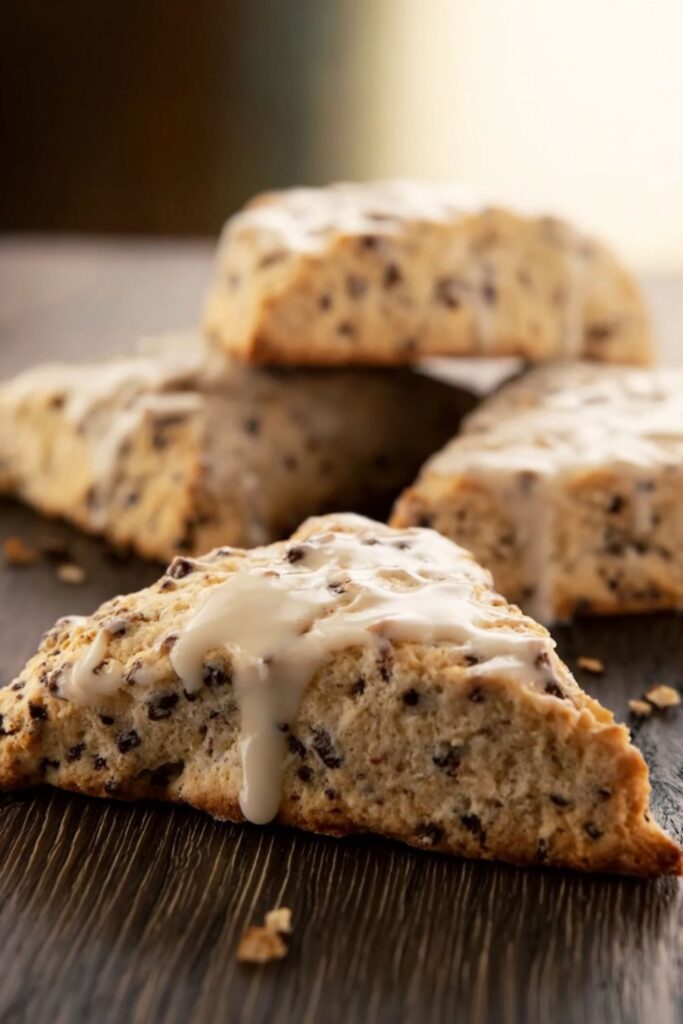 Vanilla Chocolate Chip Mini Scones Recipe