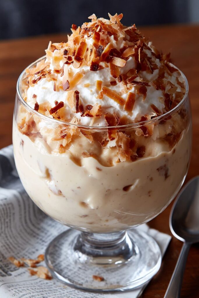 Toasted Coconut Pudding Recipe