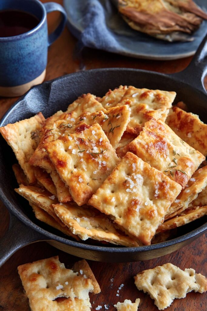 Toasted Saltine Crackers Recipe