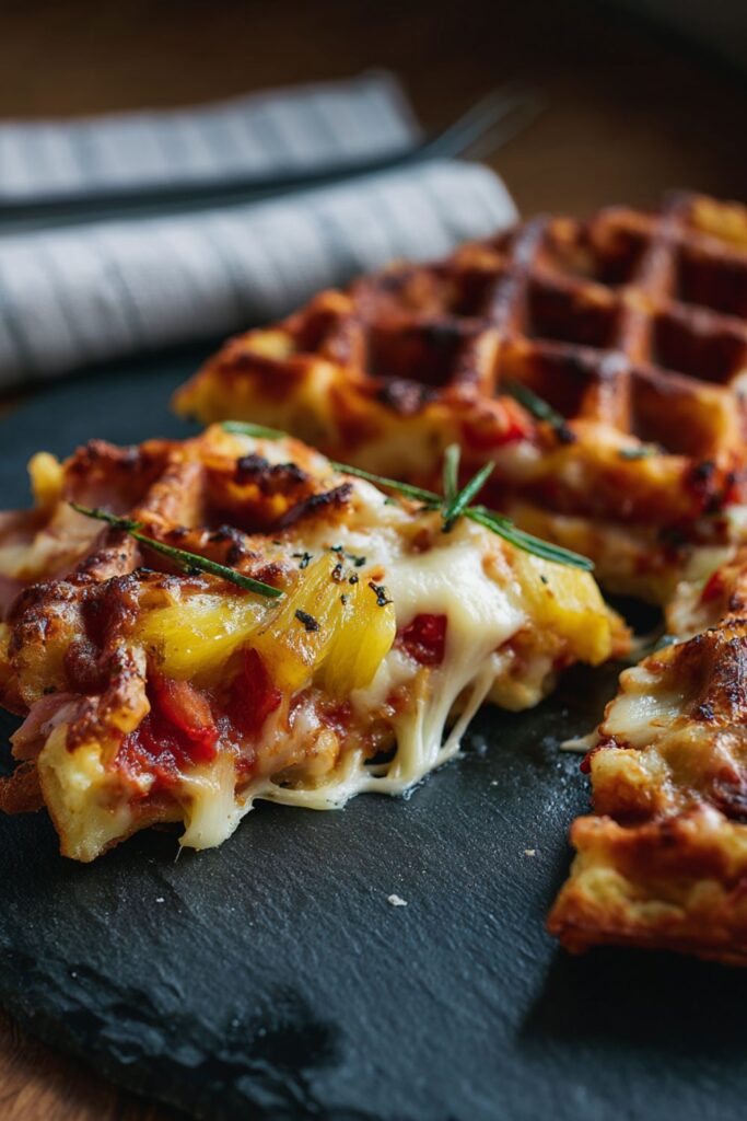Waffle Maker Pizza Recipe