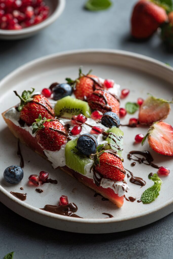 Watermelon Pizza Recipe