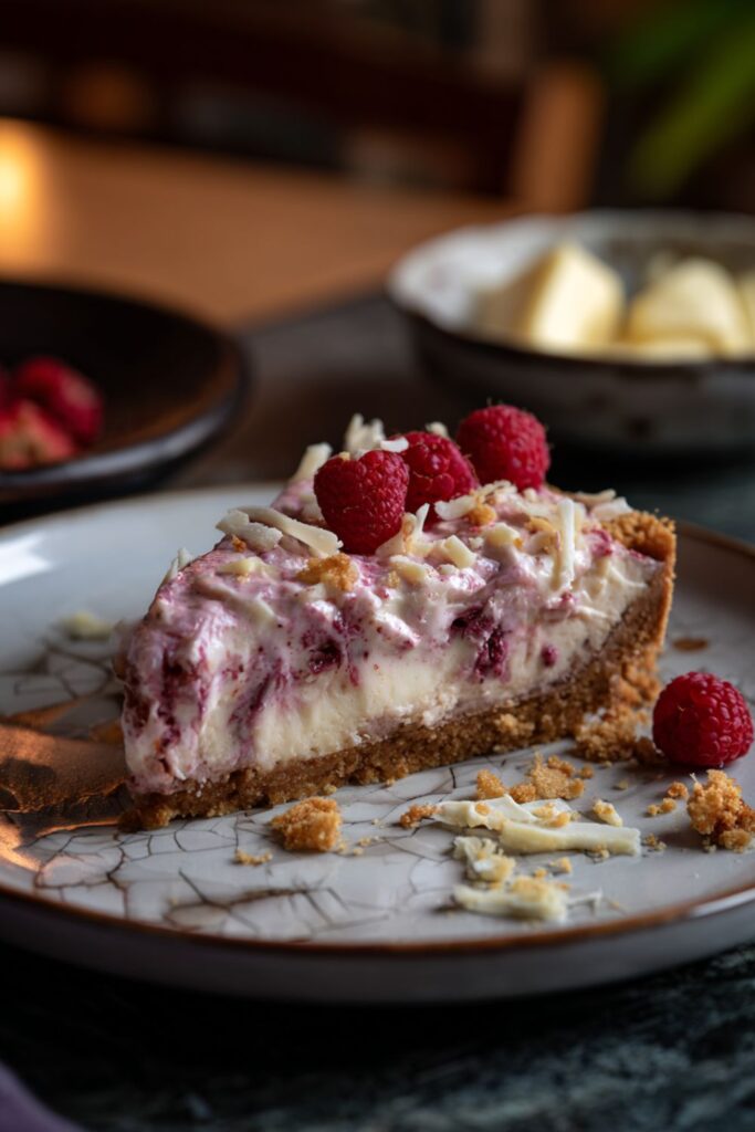 White Chocolate Raspberry Cheesecake Recipe