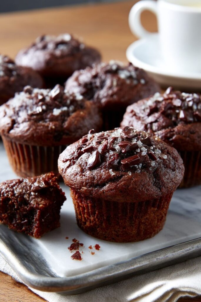 Triple Chocolate Mini Muffins Recipe