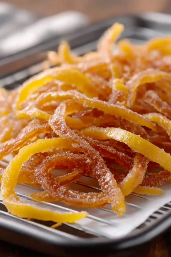 Sugared Orange Peels Recipe