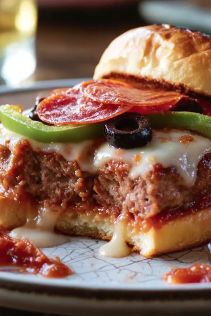 Supreme Pizza Burgers Recipe