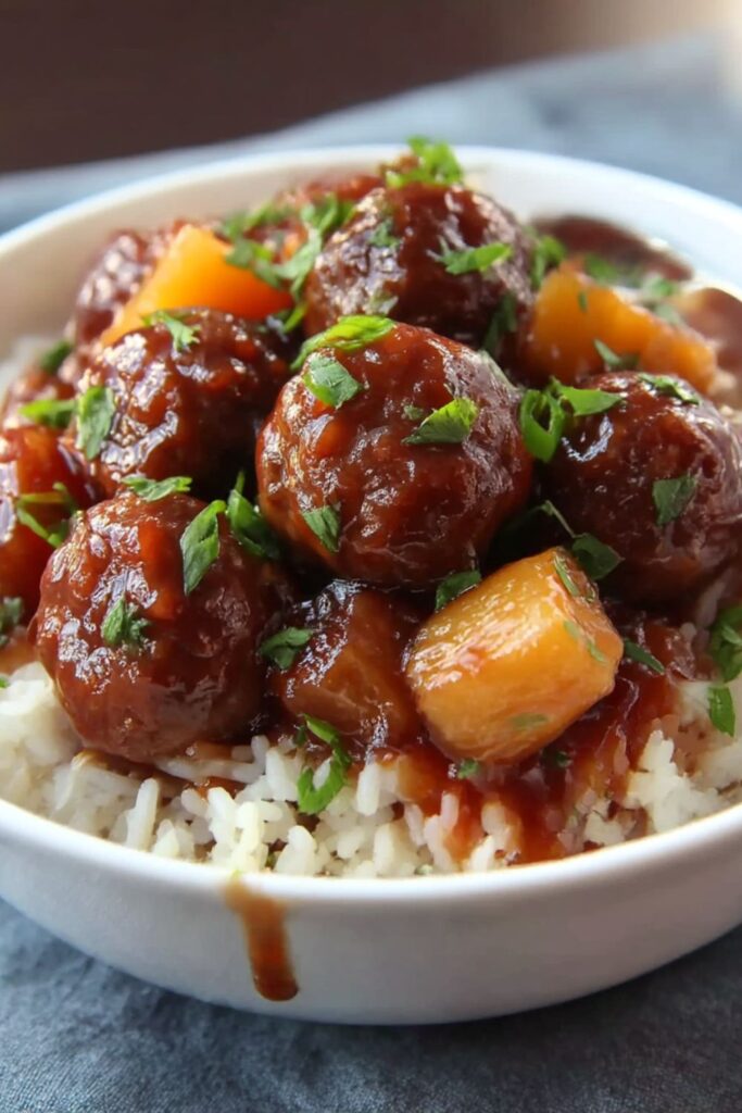 Sweet And Sour Meatballs Recipe