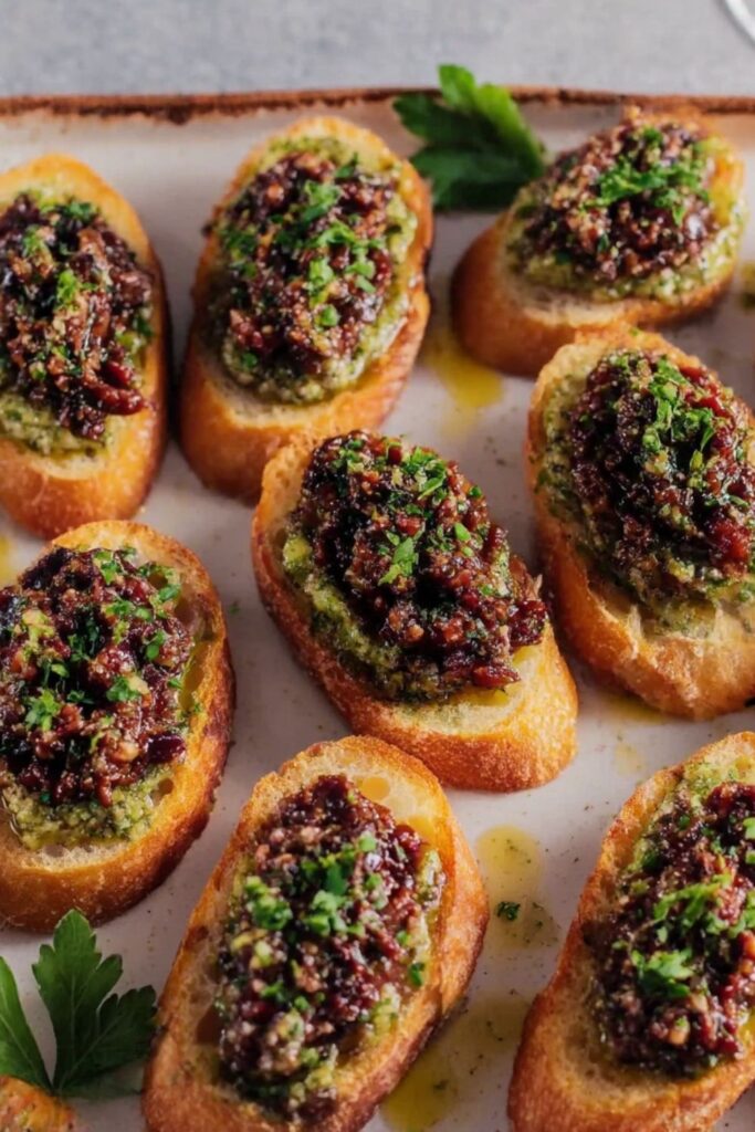 Tapenade Crostini Recipe