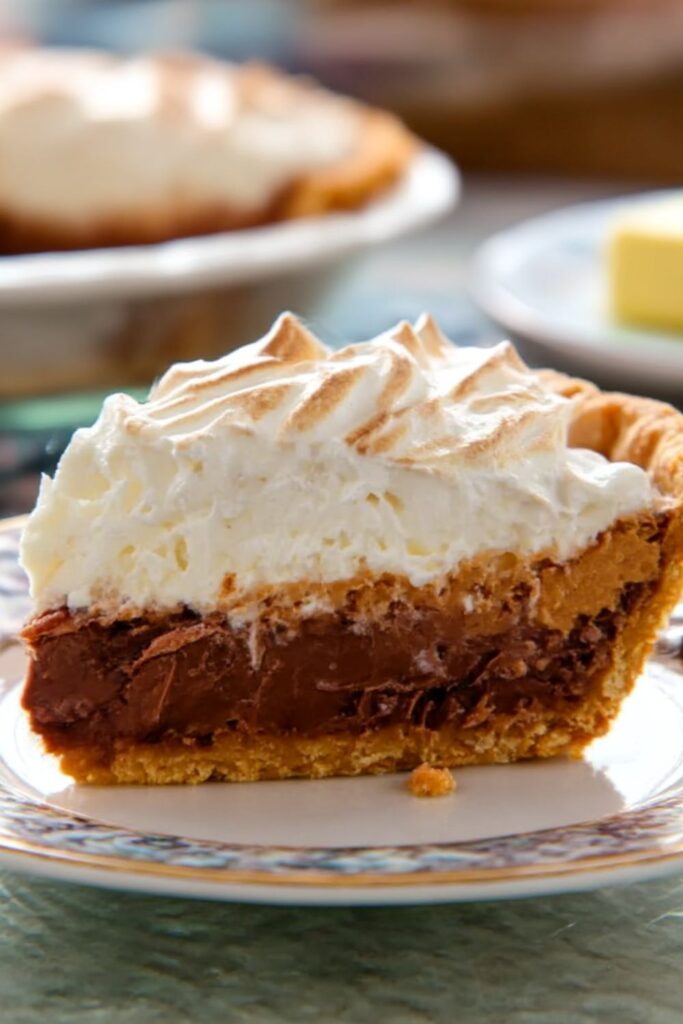 Chocolate Marshmallow Pumpkin Pie