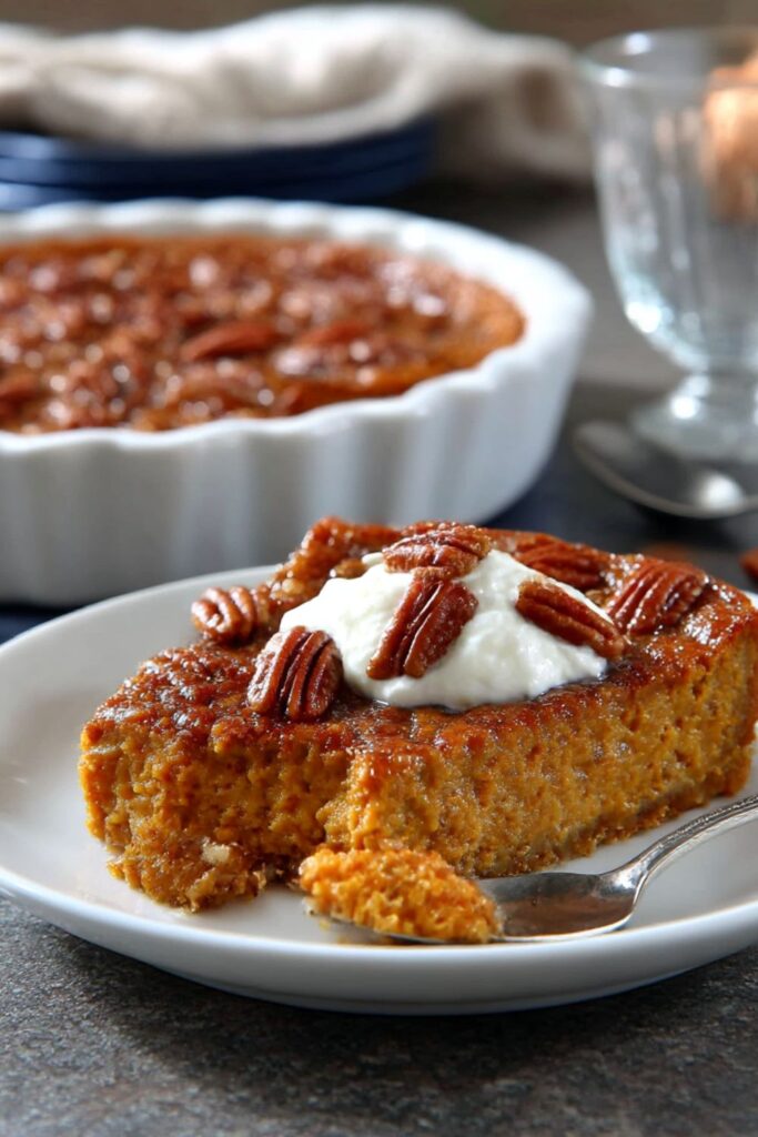 Crustless Pumpkin Pie Recipe