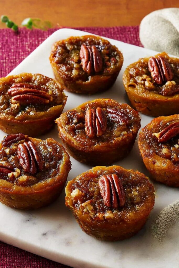 Mini Pecan Pumpkin Pies Recipe