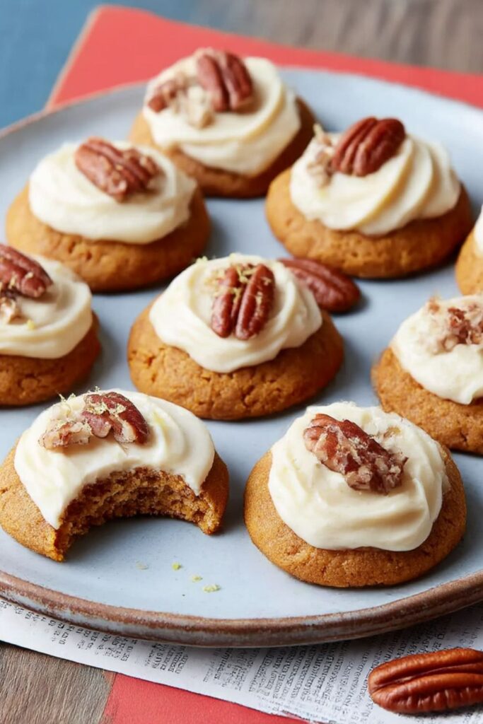 Pumpkin Cookies With Cream Cheese Frosting Recipe