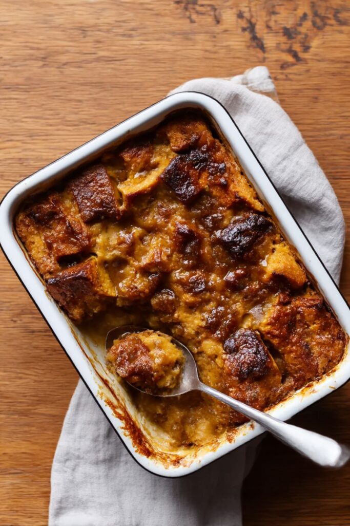 Pumpkin-Ginger Bread Pudding Recipe