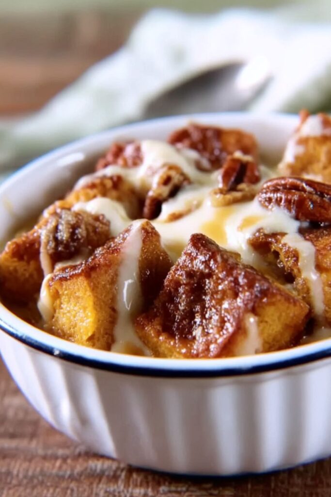 Pumpkin-Maple Bread Pudding Recipe