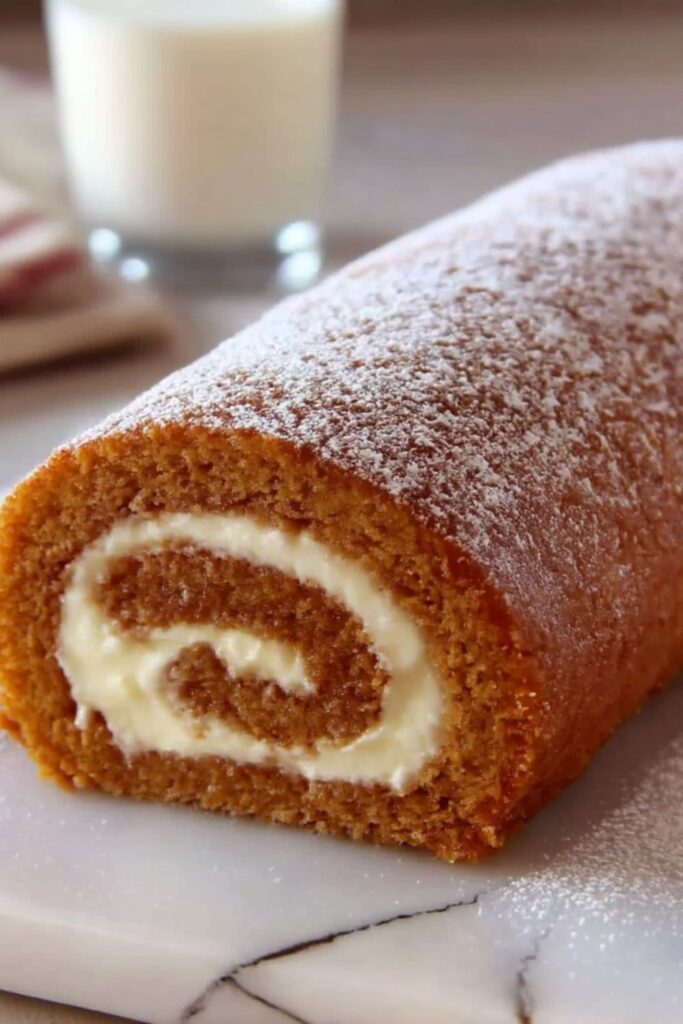 Pumpkin Roulade With Ginger Buttercream Recipe