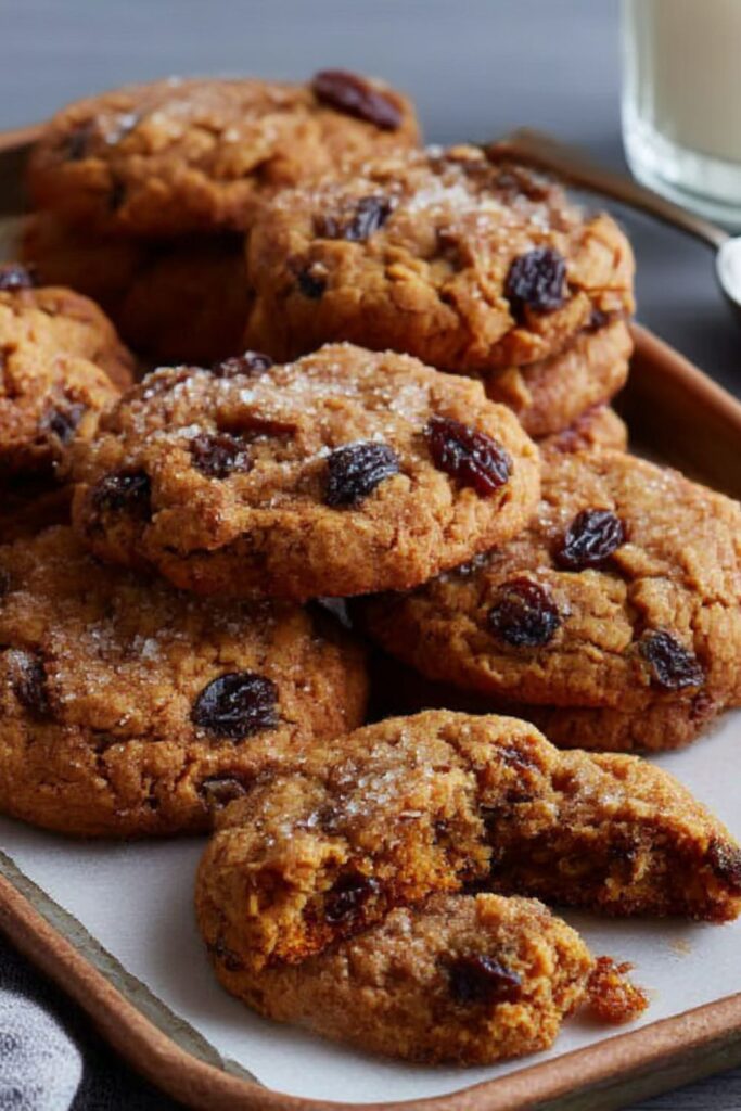 Spiced Pumpkin-Raisin Cookies Recipe