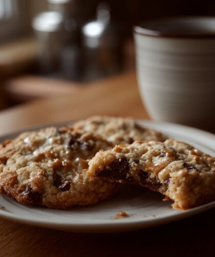 Low Fat Peanut Butter Chocolate Chip Cookies​