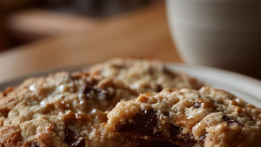 Low Fat Peanut Butter Chocolate Chip Cookies​