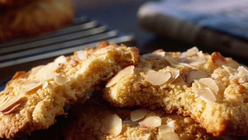 low fat almond cookies​