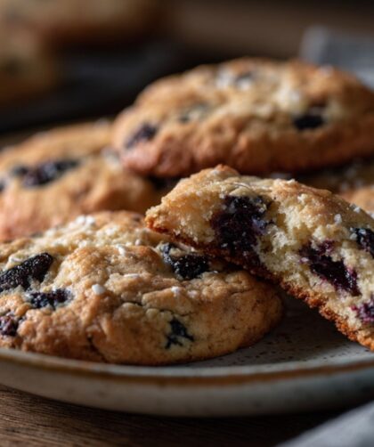 Low Fat Blueberry Cookies