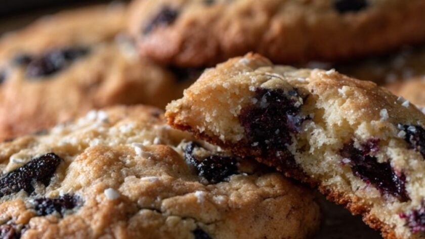 Low Fat Blueberry Cookies