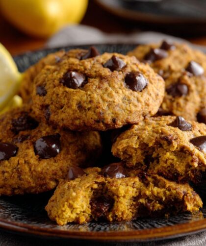 Low Fat Chocolate Chip Pumpkin Cookies​