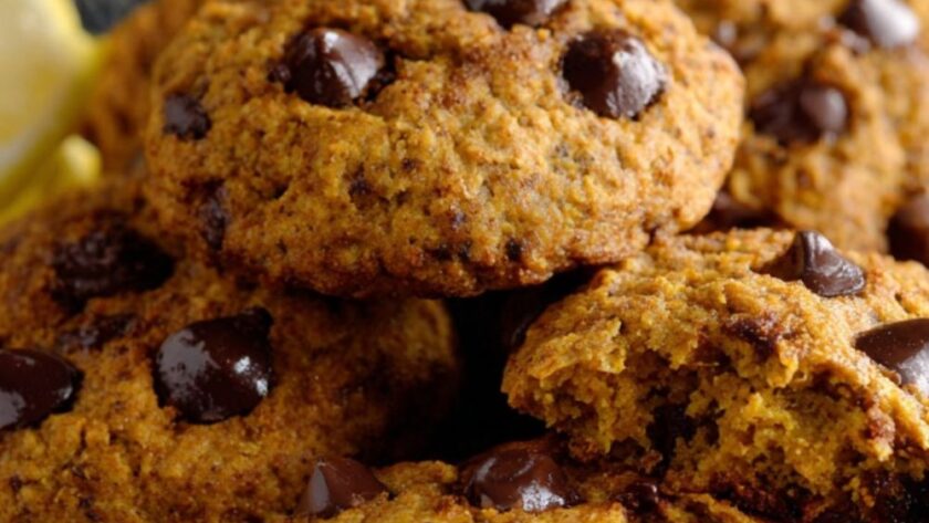 Low Fat Chocolate Chip Pumpkin Cookies​