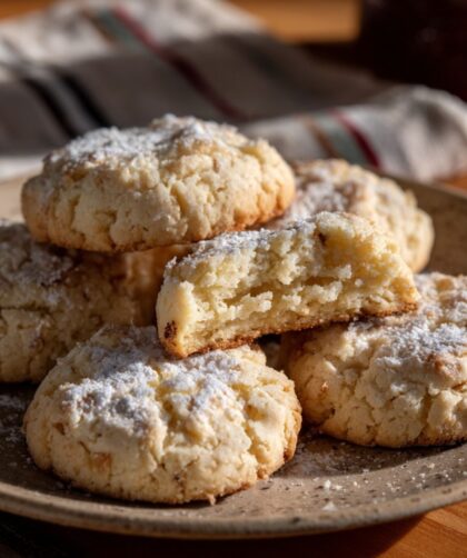 Low Fat Shortbread Cookies