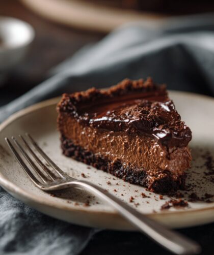 Low Fat Chocolate Cheesecake