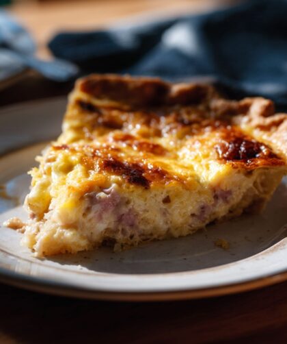 Low Fat Ham and Cheese Quiche Recipe