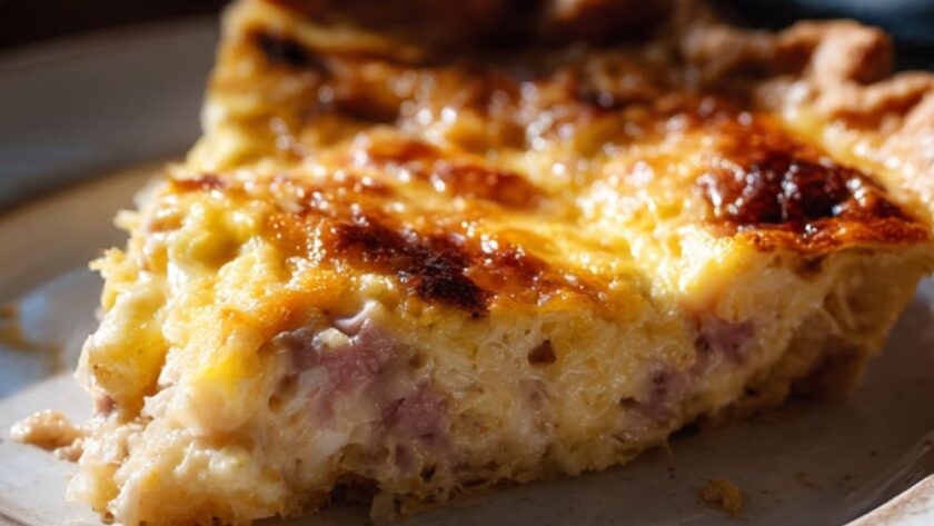 Low Fat Ham and Cheese Quiche Recipe