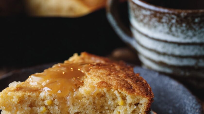 Low Fat Applesauce Cornbread Recipe