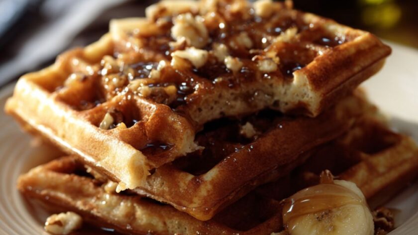 Low-Fat Banana Waffles Recipe