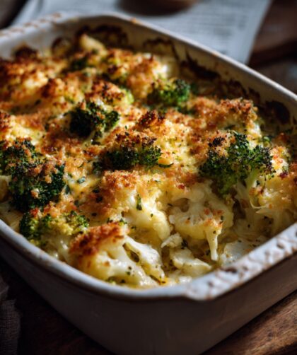 Low-Fat Broccoli Cauliflower Casserole Recipe