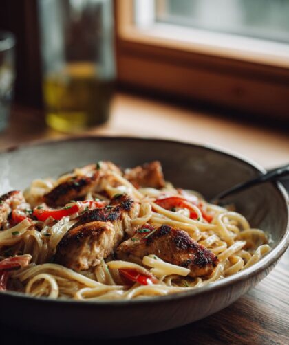 Low Fat Cajun Chicken Pasta Recipe