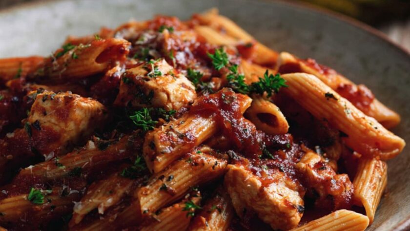 Low Fat Chicken Penne Pasta Recipe
