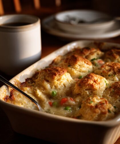 Low-Fat Chicken Pot Pie Casserole Recipe